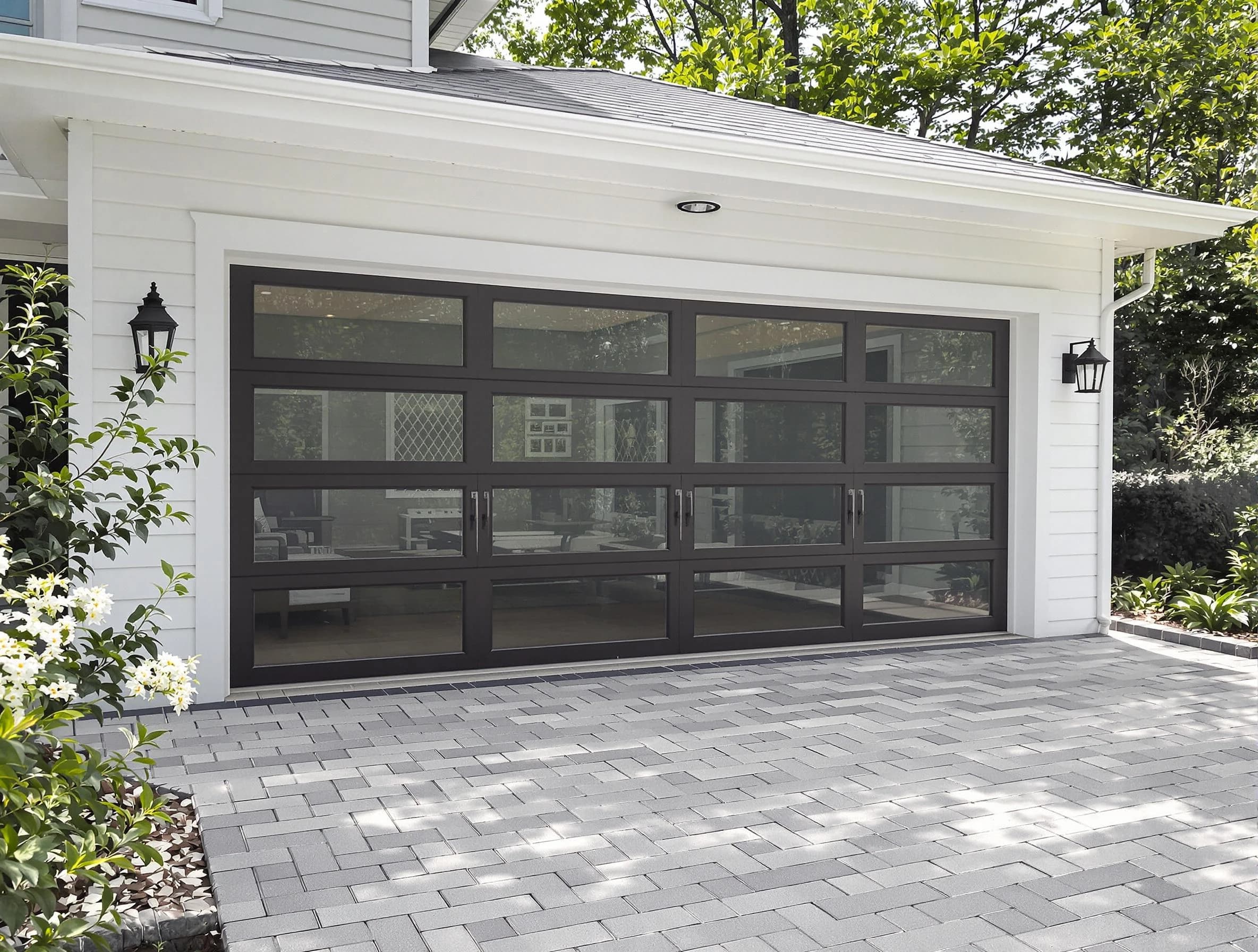 Oneonta Garage Door Repair design specialist presenting custom garage door options to Oneonta homeowner