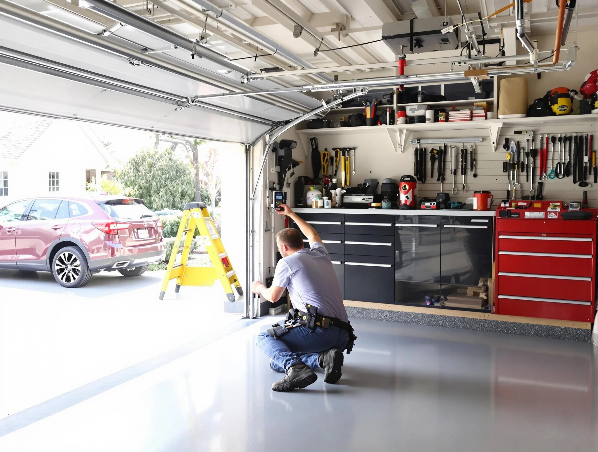 Local garage door repair service by Oneonta Garage Door Repair in Oneonta