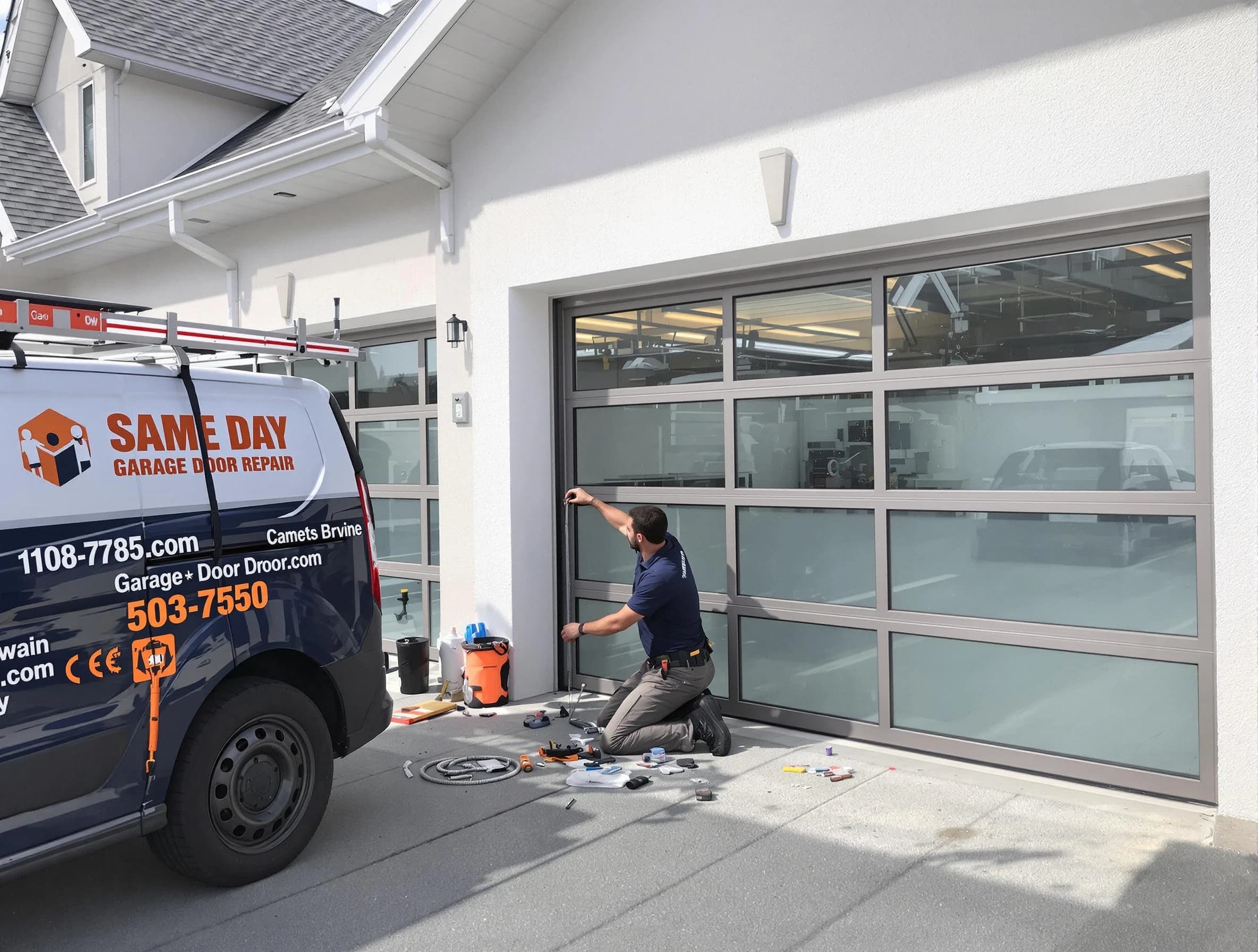 Same-day garage door repair service by Oneonta Garage Door Repair in Oneonta