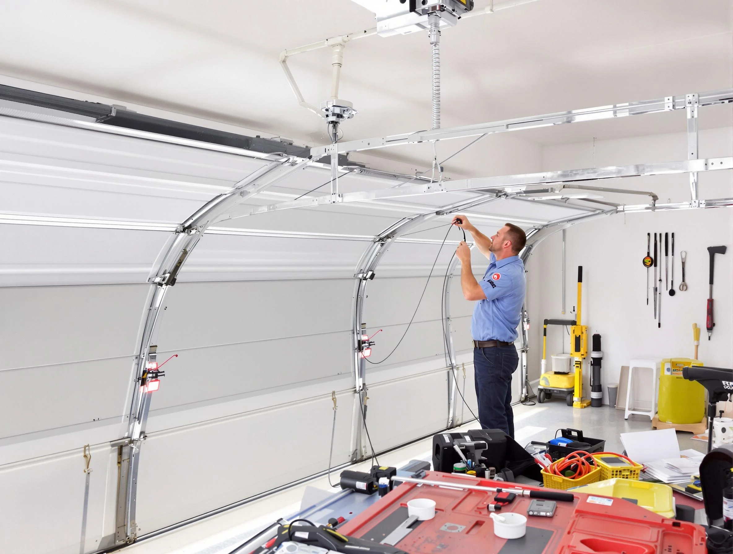Garage door cable repair service by Oneonta Garage Door Repair in Oneonta