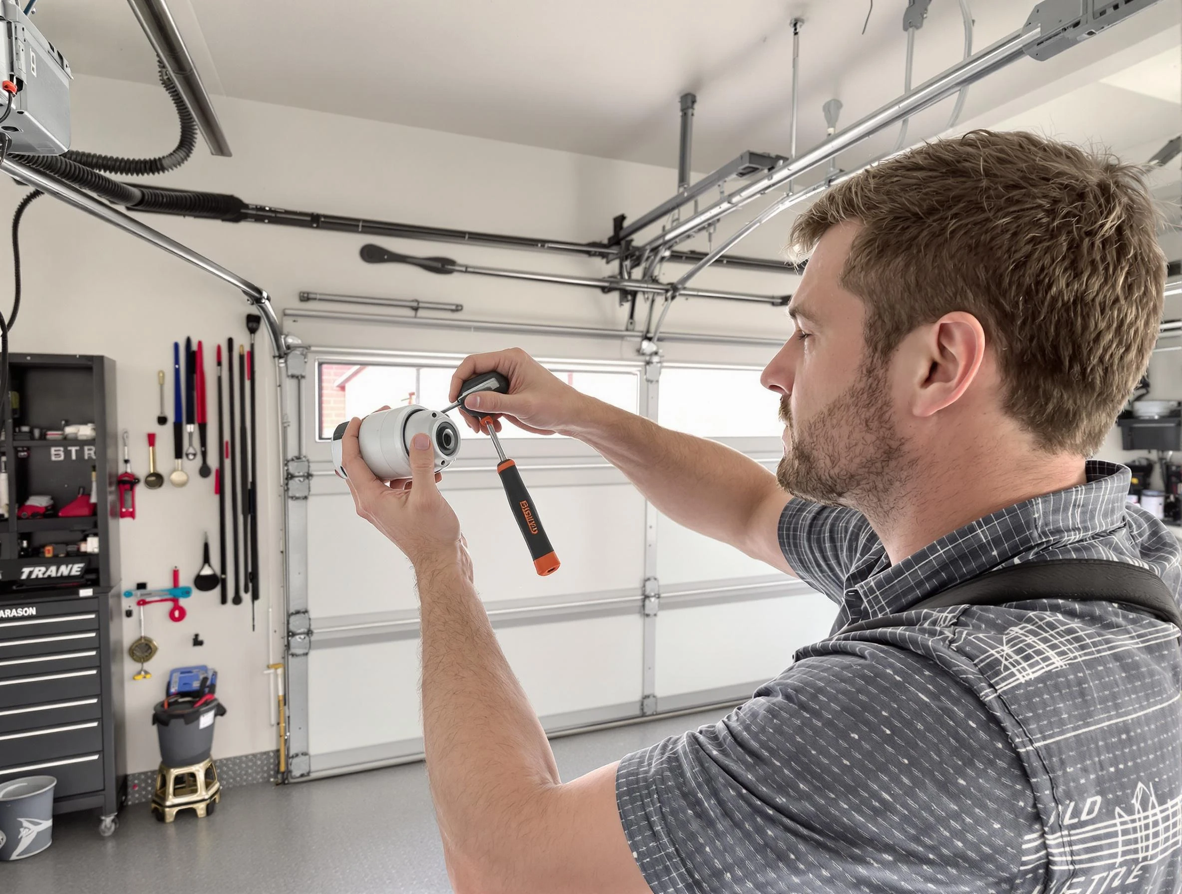 Garage door opener repair service by Oneonta Garage Door Repair in Oneonta